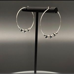 Navajo Pearl Hoop Earrings